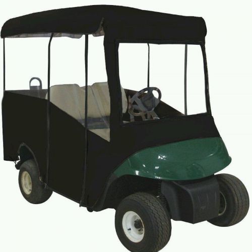 Doorworks 4 person over-the-top golf cart enclosure black