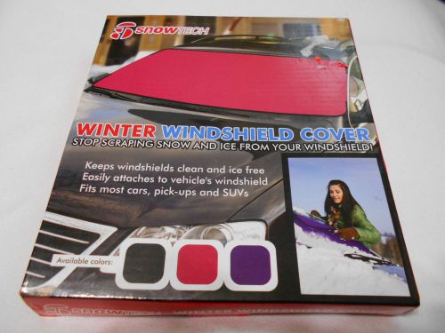 Winter windshield cover by snowtech new-- purple
