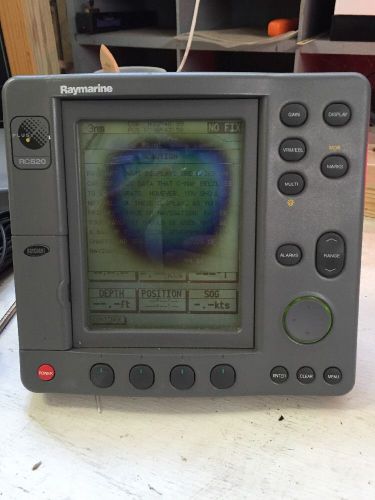 Raymarine rc520 chartplotter works - burnt screen