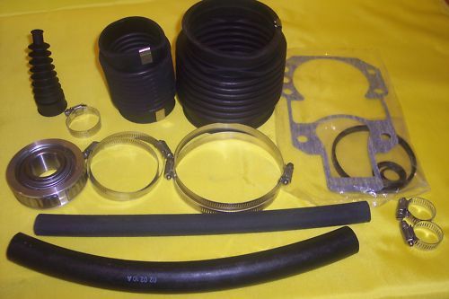 Mercruiser pre alpha bellows w bearing &amp; drive gasket &amp; shift cable 1976 to 1982
