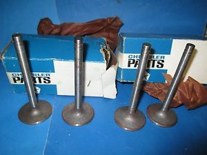 Mopar intake engine valves(4)n.o.s. 1956-1967 with &#034;poly&#034; 318 engines,1945318