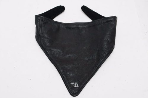 T.d. motorcycle  neck protection leather