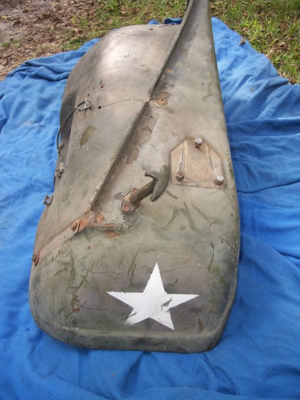 Original driver side front fender m38a1 & m170 willys military jeep