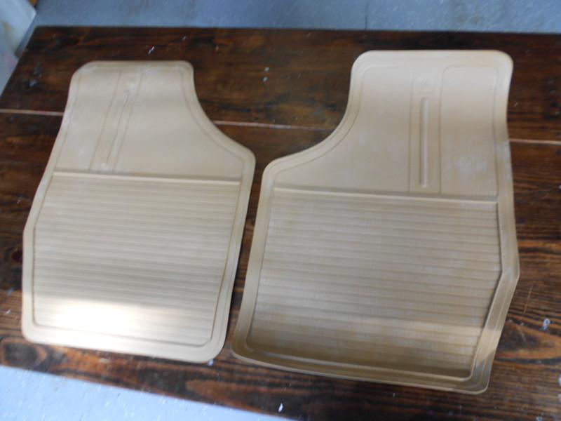 Original nos gm lt saddle ft rubber floor mats 1970s3998764 model j gr.15.286