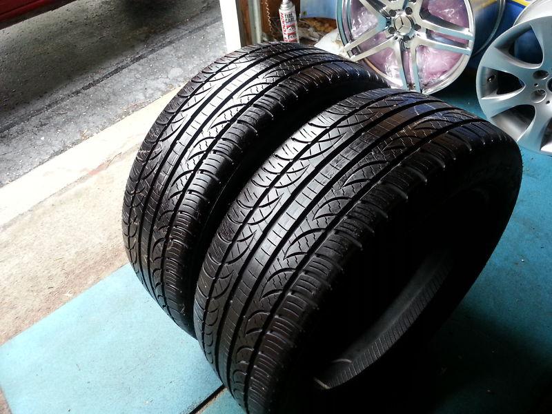 Two  245/50r19 pirelli pzero nero 245/50/19 tires 80% tread