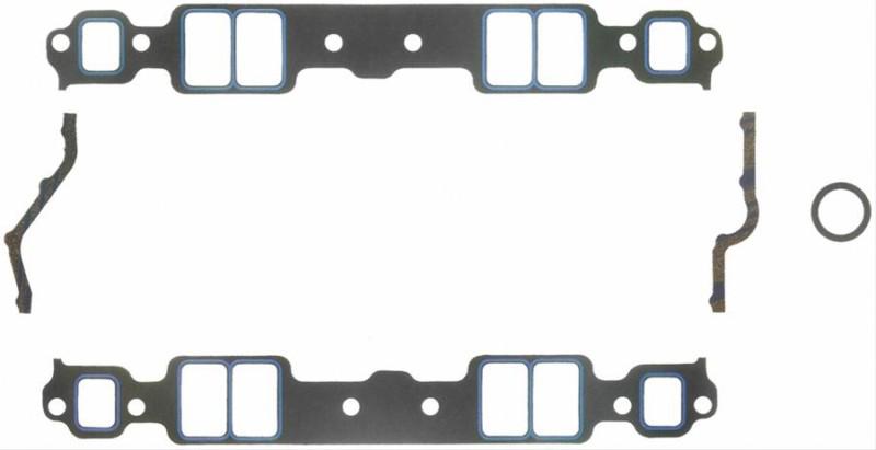 Fel-pro 1205 performance chevy intake manifold gasket sets 2.09" x 1.28" port -