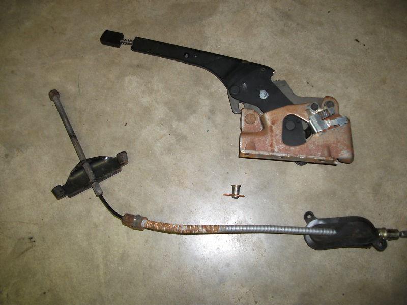 1982 1992 camaro firebird emergency brake handle with cable