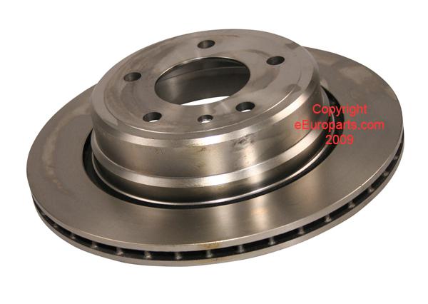 New zimmermann disc brake rotor - rear 150126500 bmw oe 34211162967