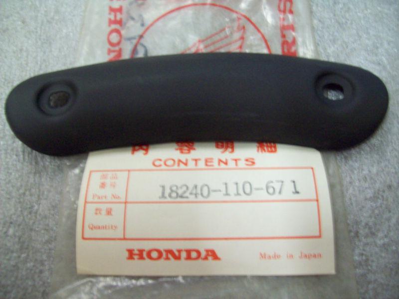 Genuine honda exhaust pipe protector xl100 18240-110-671 new nos