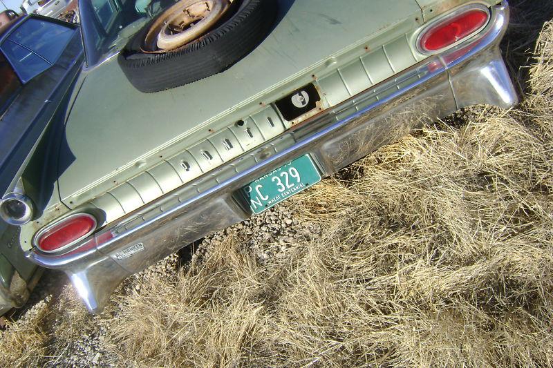1959 59 pontiac rear bumper catalina bonneville star chief solid