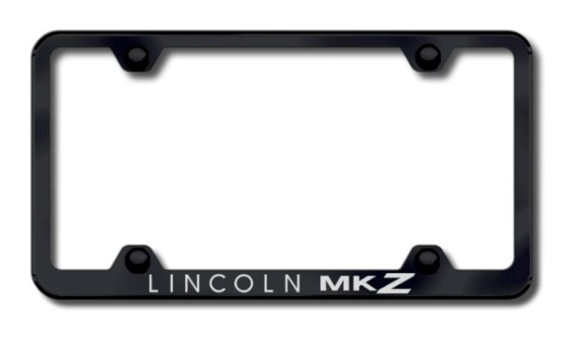 Ford mkz laser etched wide body license plate frame-black made in usa genuine