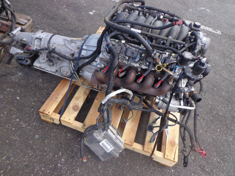 97-04 camaro corvette ls1 engine automatic transmission wiring computer complete