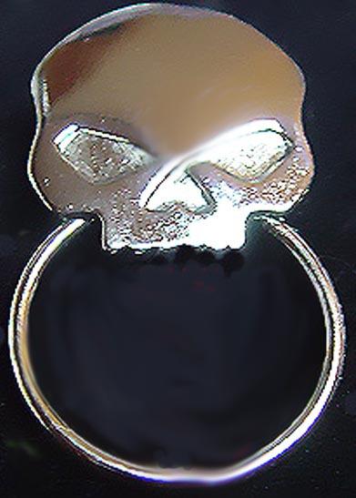 New chrome willie g skull sunglasses hanger pin  new