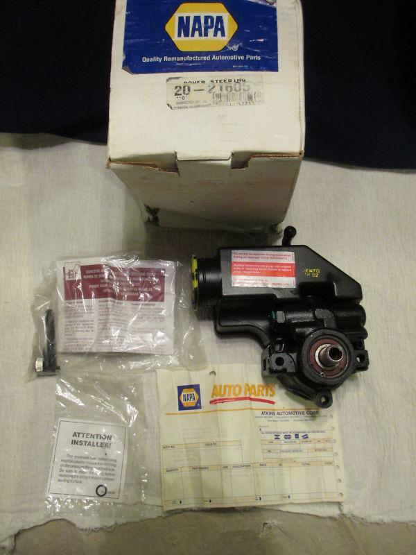 Nos cardone 20-21605 reman power steering pump & reservoir 85-86 gm safari astro