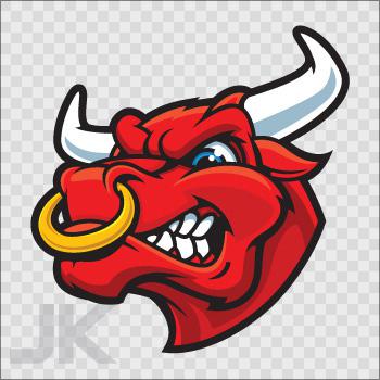 Decal stickers bull taurus head farm ranch cow bulls angry beef red 0500 zzvax