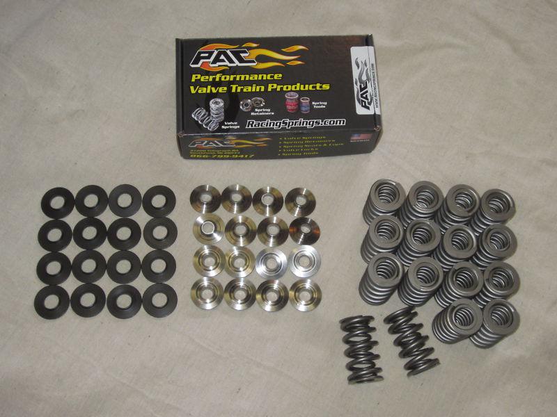 Lsx valve spring kit (pac 1221) / ti retainers / locks / seats / seals