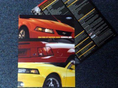 2004 ford svt cobra dealer card/data sheet - you get 2! rare & free shipping too