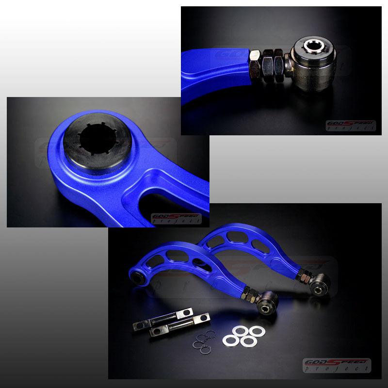 Blue gsp 06-11 civic lx ex si k20 vtec suspension adjustable gen2 camber kit