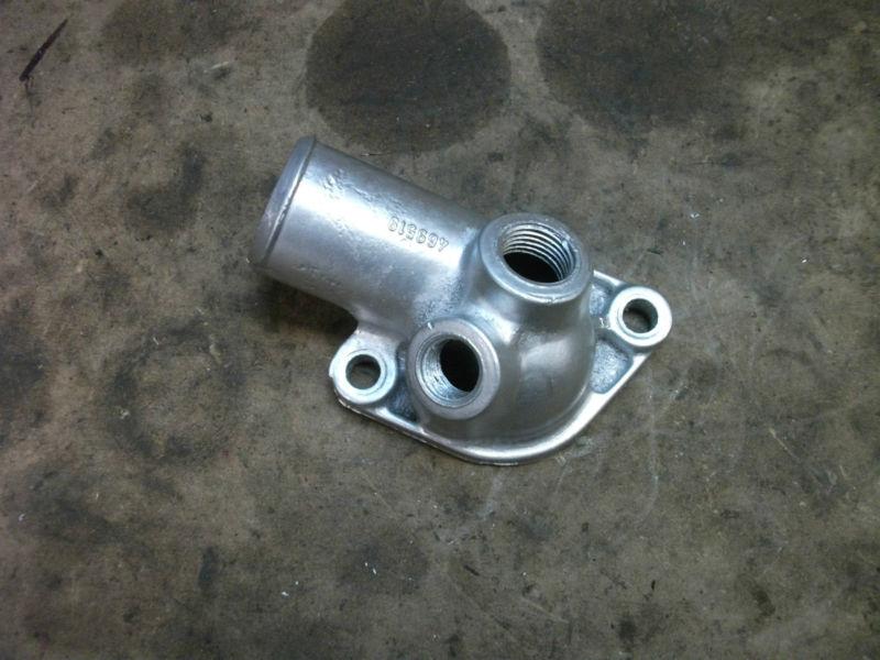 Corvette thermostat housing, with 2 emission ports, ,small block, 1979-1981