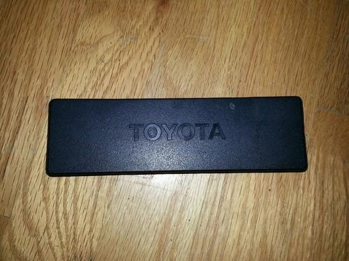 Toyota radio delete plate