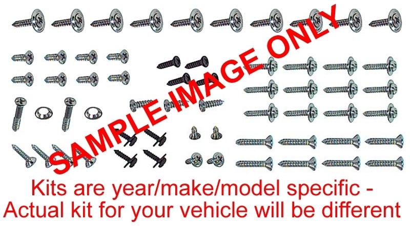 1964 buick special interior screw kit - 104 pc. - convertible