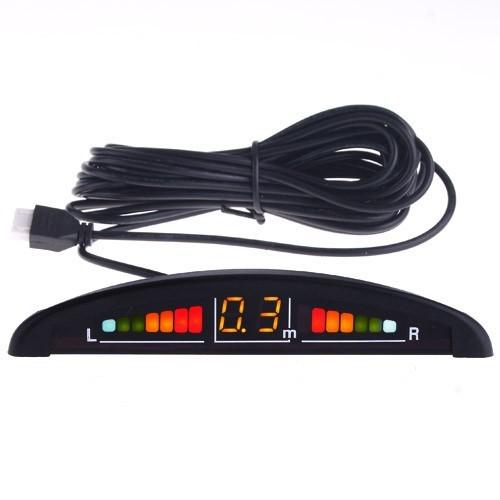 New! car distance detection system - parking sensor kit with color led monitor