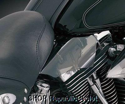 Harley softail 00-13 kuryakyn reflective saddle heat shields *new*