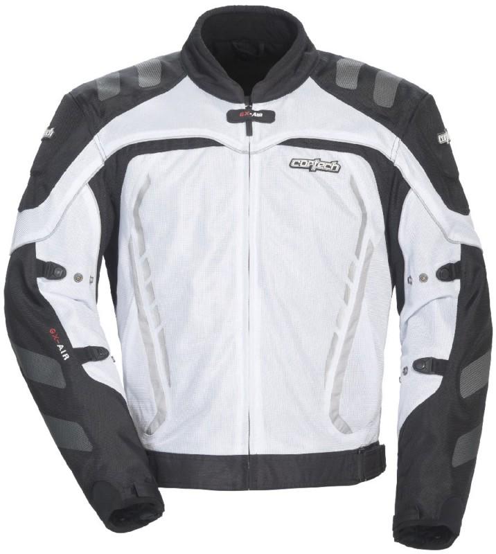 Cortech gx sport air series 3 white medium textile motorcycle riding jacket md