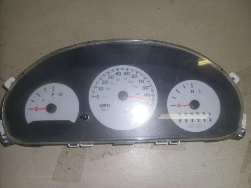 2006 2007 chrysler town&country instrument cluster 
