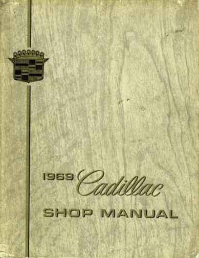 1969 cadillac repair shop manual sedan & coupe deville fleetwood brougham & 75