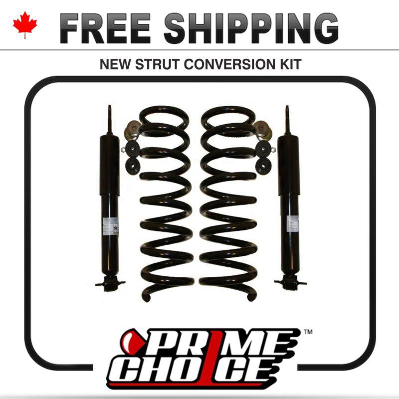 Front suspension air bag to coil spring conversion kit