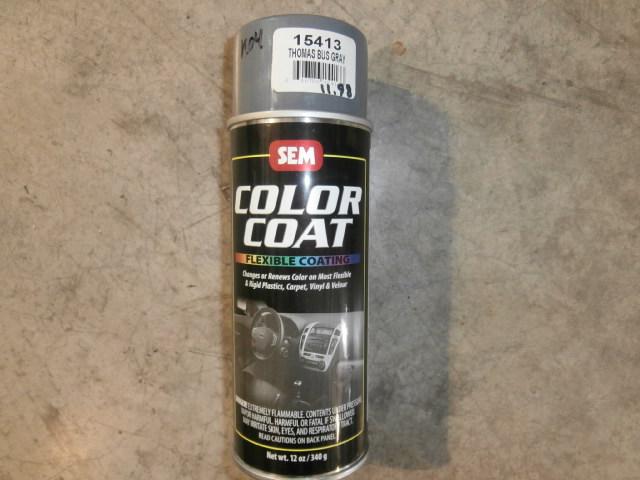 Sem color coat flexible coating spray paint 15413 thomas bus gray 12 oz m682