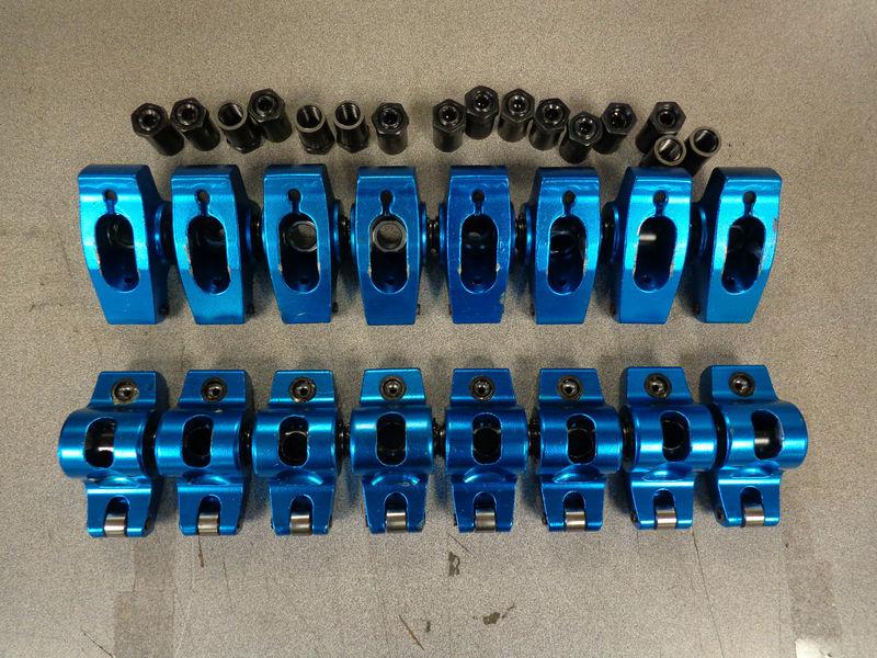 Small block chevy aluminum roller rockers - 1.5 ratio -  7/16 stud
