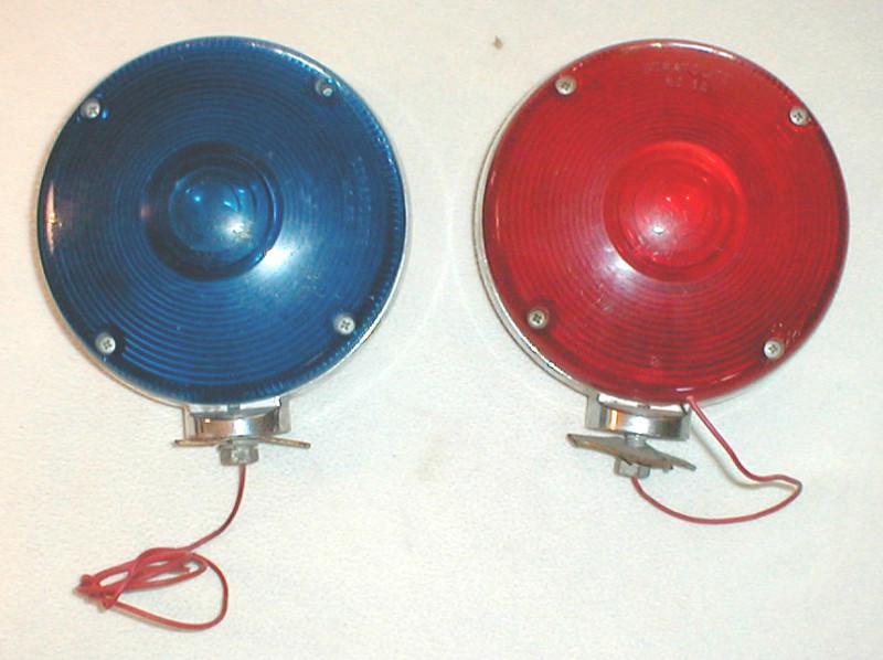 Stratolite no 62 signal light, 7 inch diameter,(2)
