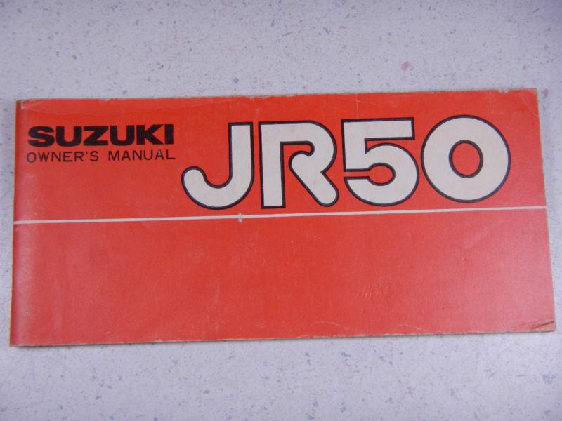 78 suzuki jr50 oem nos genuine original driver's owner's manual 1978 jr 50