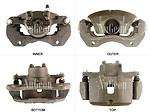 Nugeon 22-01237r front right rebuilt caliper with hardware