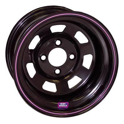 Bart wheels wheel series 401 mini stock 14"x7" 4x4.25/4.5" bolt circle 2" qty 4