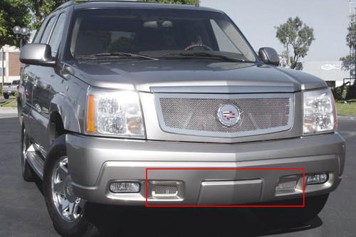 T-rex 02-06 cadillac escalade billet grille upper class polished mesh grill