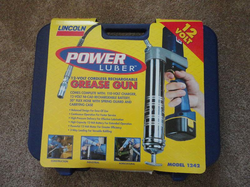 Lincoln 12 volt cordless rechargeable grease gun #1242