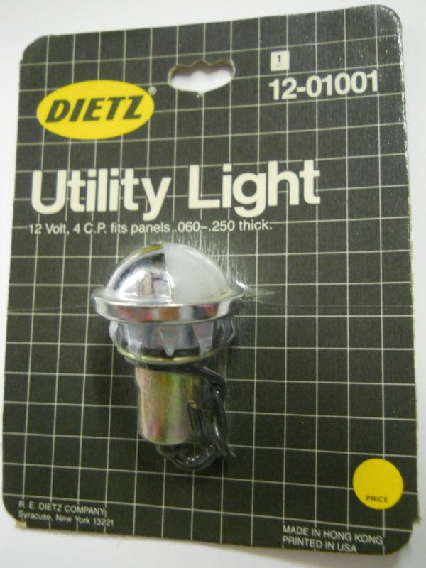 Universal push-in license / utility light (s) - dietz lighting set of two (2)