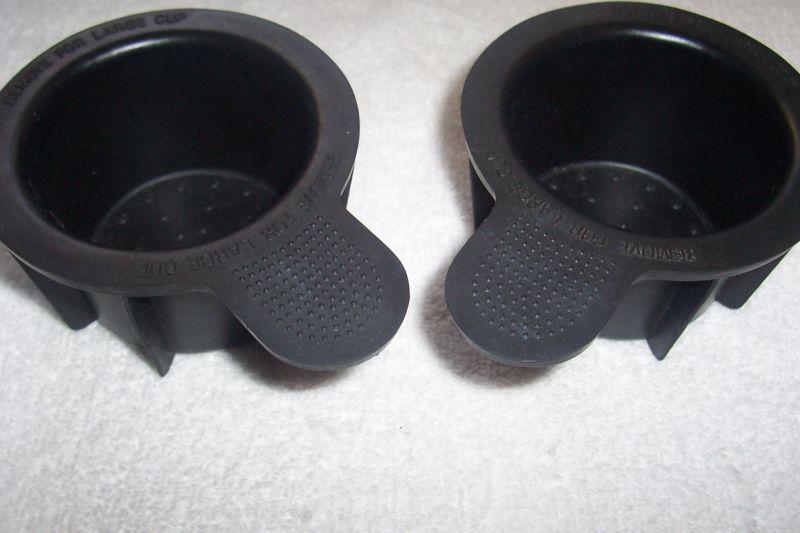 Ford expedition navigator mustang  cup holder insert set 1997-2003 clean!!!