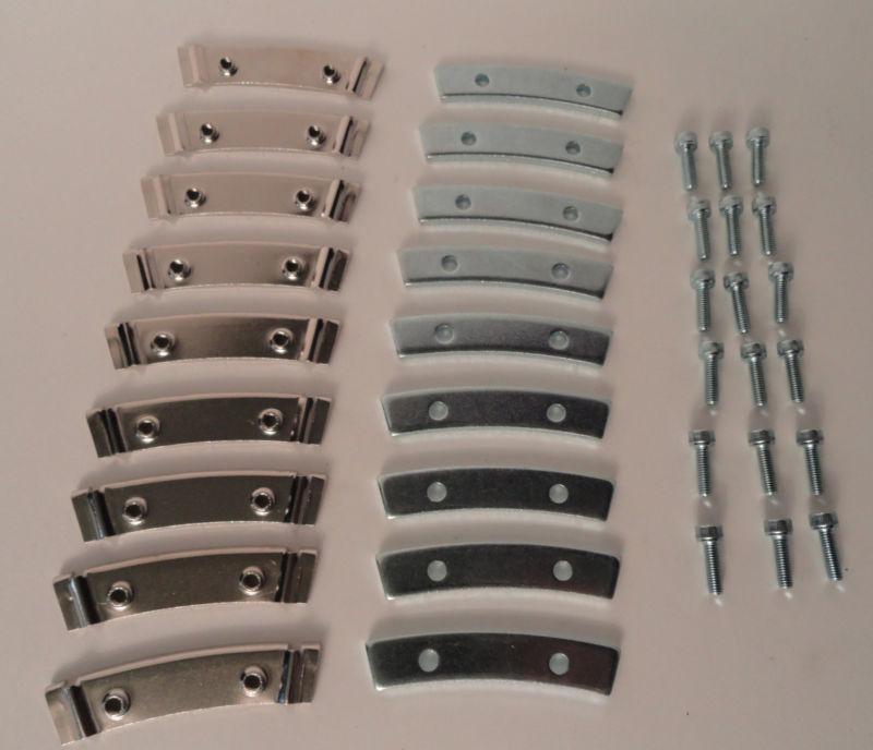 New whizzer motorbike sheave hardware kit brackets (9) screws (18) spacers (9)