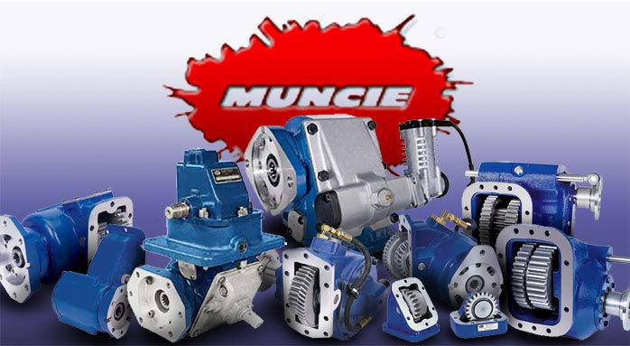 Muncie - pto tg8s-u6809-a1bx 8 hole-remote mount pump pto-air shift
