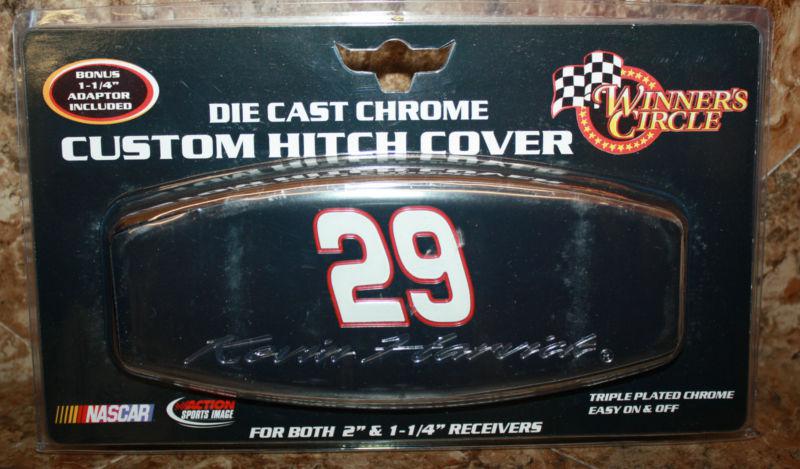 Bully 1.25" & 2" universal die cast chrome nascar hitch cover - 29 kevin harvick