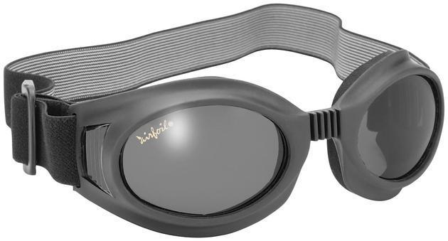 Pacific coast airfoil 7617 interchangeable goggles black/polarized smoke lens