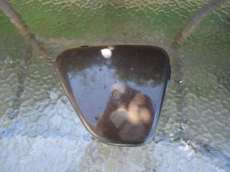 1974 honda cb450 right side cover  brown - nice
