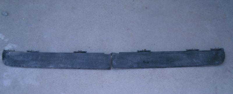 1985-1987 camaro v8 radiator lower air dam deflector extension panel