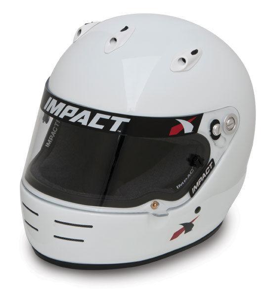 Impact racing 17199309 ss helmet small white sa2010