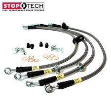 Stoptech 950.42009 stainless steel front brake lines nissan 240sx 
