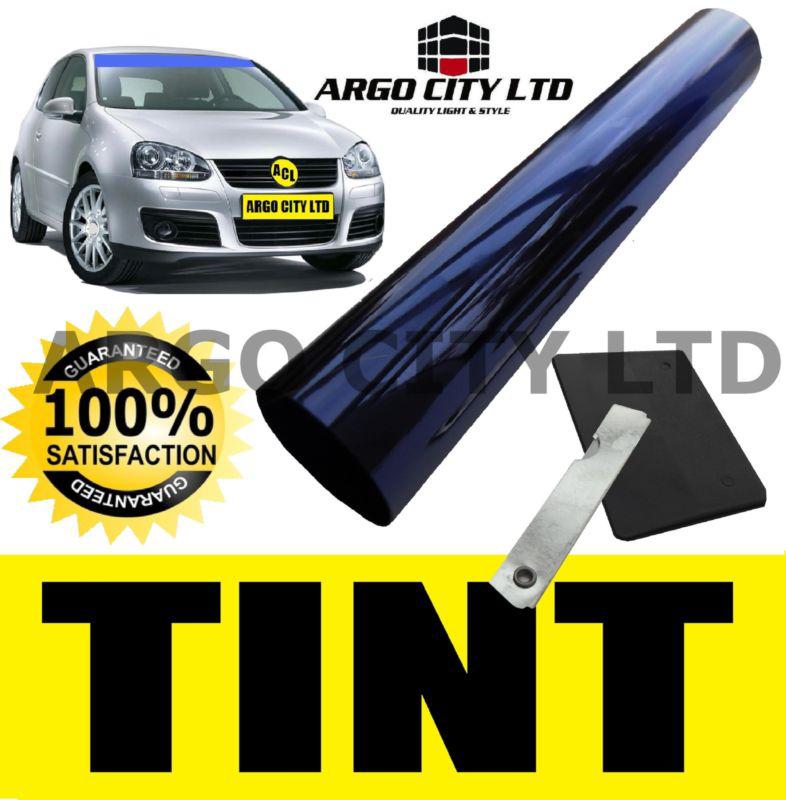 Blue sun strip fade visor tint tinting film windscreen toyota rav4 crossover